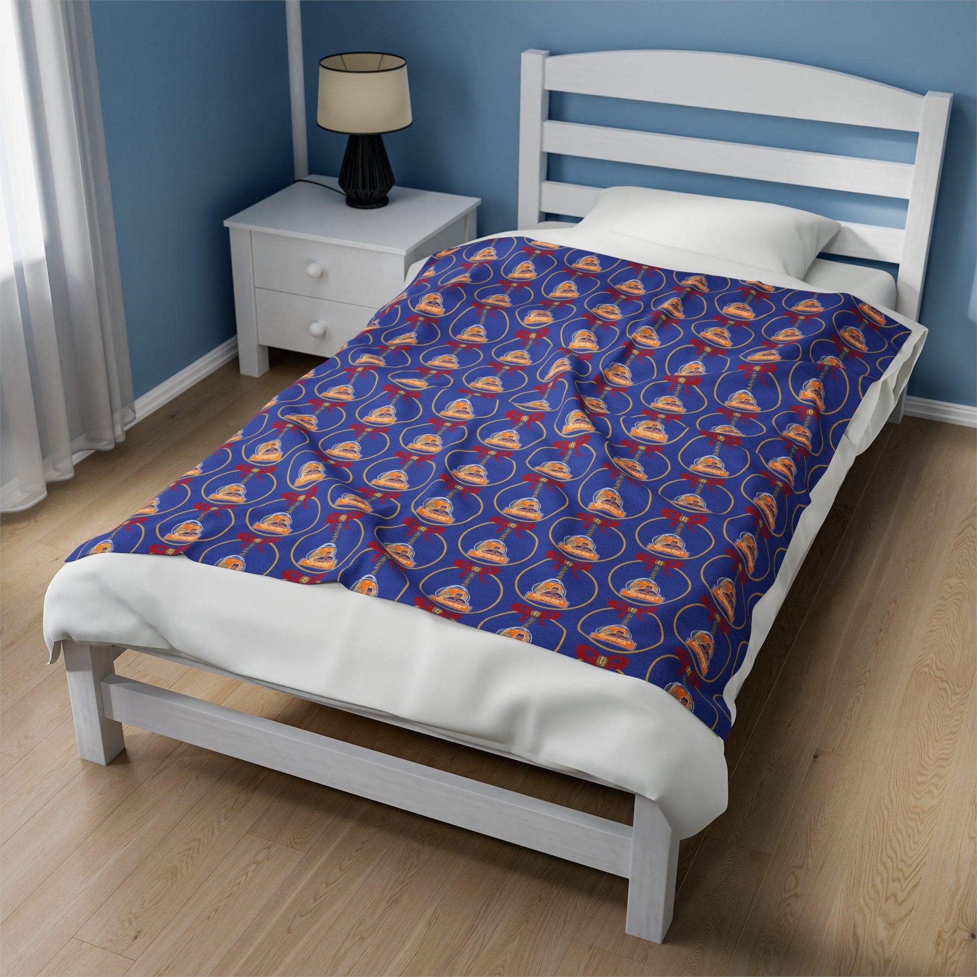 BBCC St. Louis Christmas Velveteen Plush Blanket - Miniaday Designs, LLC.