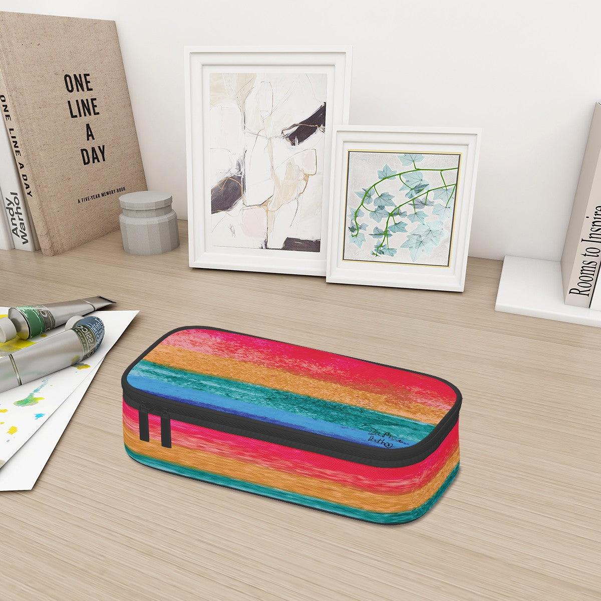 Daphne's Rainbow Surprise Big Pencil Case - Miniaday Designs, LLC.
