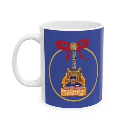 BBCC Sarasota Christmas Ceramic Mug, (11oz, 15oz) - Miniaday Designs, LLC.