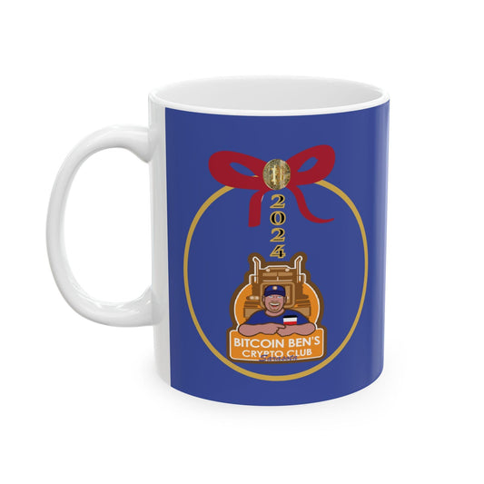 BBCC Sarasota Christmas Ceramic Mug, (11oz, 15oz) - Miniaday Designs, LLC.
