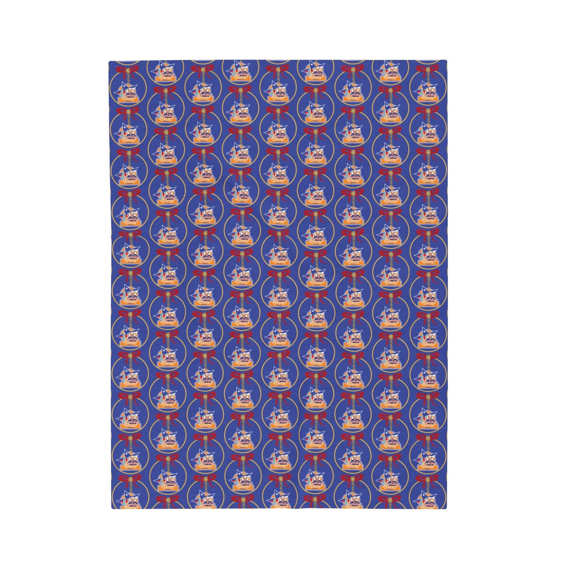 BBCC Dallas Christmas Velveteen Plush Blanket - Miniaday Designs, LLC.