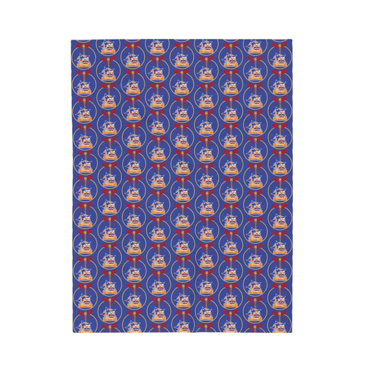BBCC Dallas Christmas Velveteen Plush Blanket - Miniaday Designs, LLC.