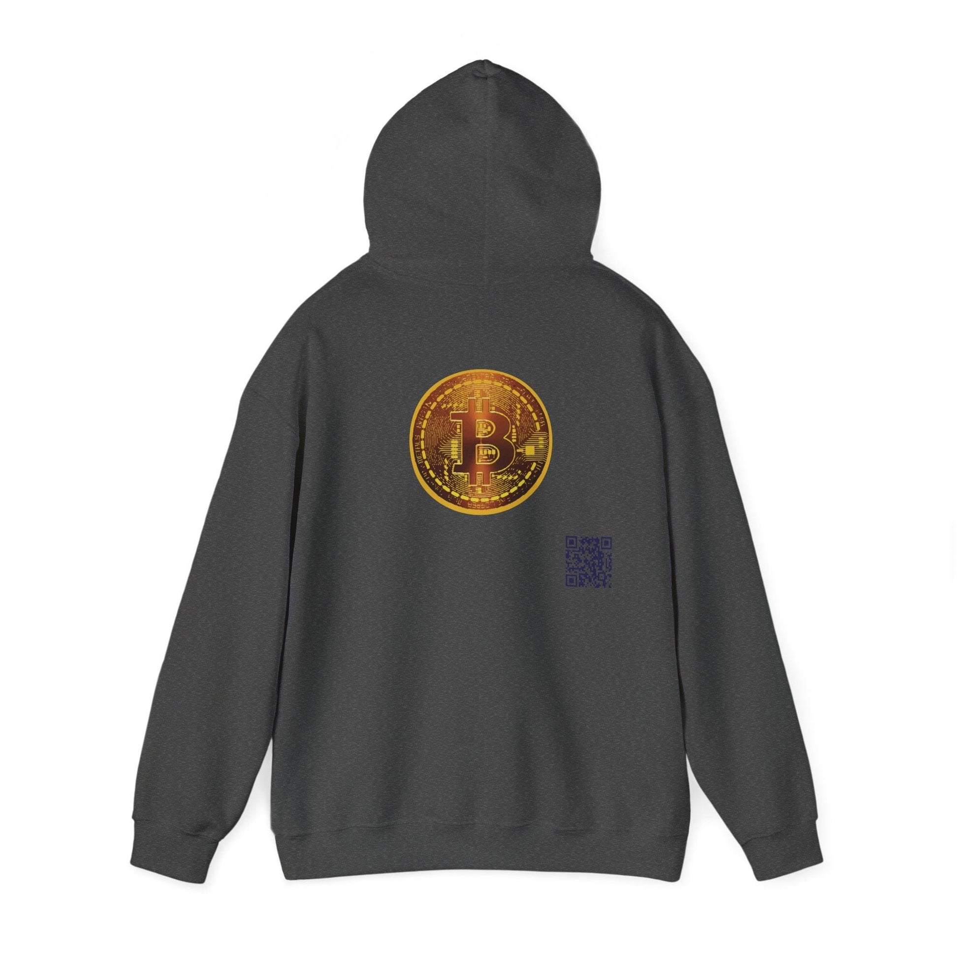 All I Want For Chirstmas is Bitcoin Trees Unisex Heavy Blend™ Hooded Sweatshirt - Miniaday Designs, LLC.