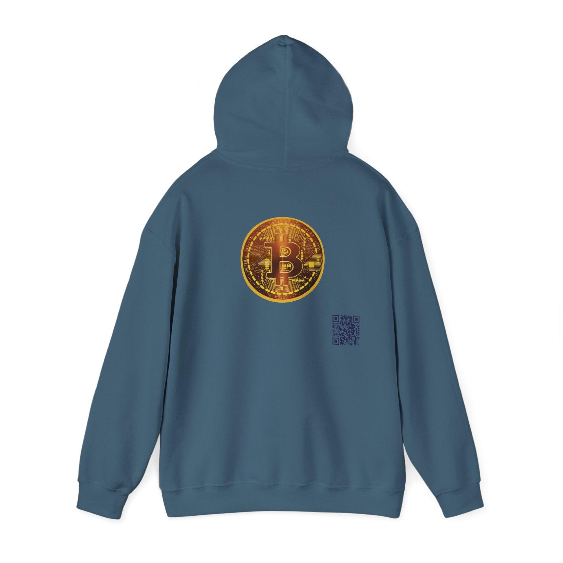 All I Want For Chirstmas is Bitcoin Trees Unisex Heavy Blend™ Hooded Sweatshirt - Miniaday Designs, LLC.