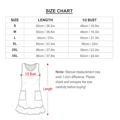 Sage Brush Arms Sleeveless U-Neck Dress 2 Piece Dress. Black - Miniaday Designs, LLC.