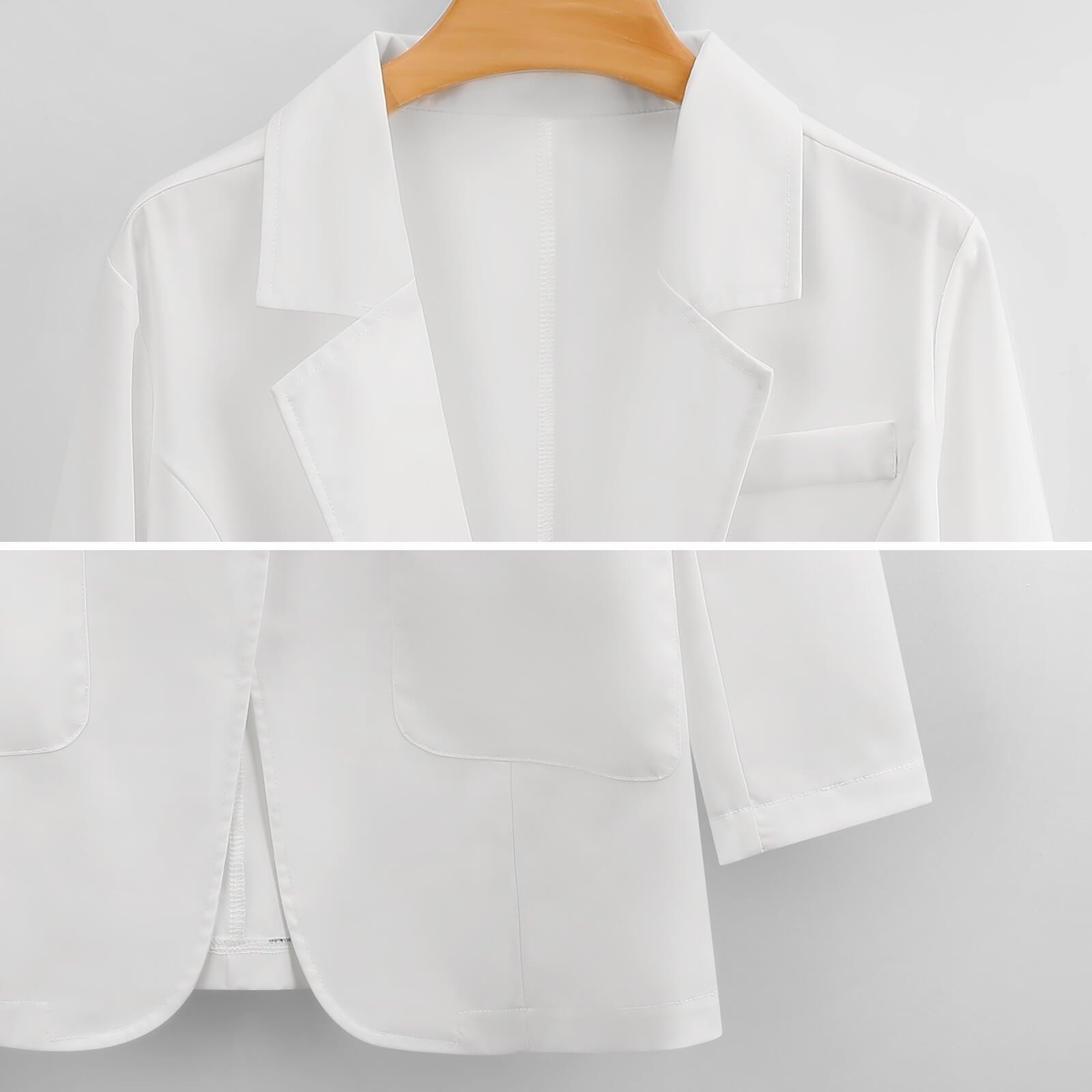 Miniaday Designs Women's Solid Blazer Black - Miniaday Designs, LLC.