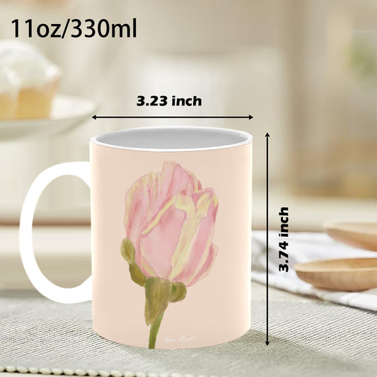 Designer Made Artist Mug Collection - Coastal & Florall -11 oz