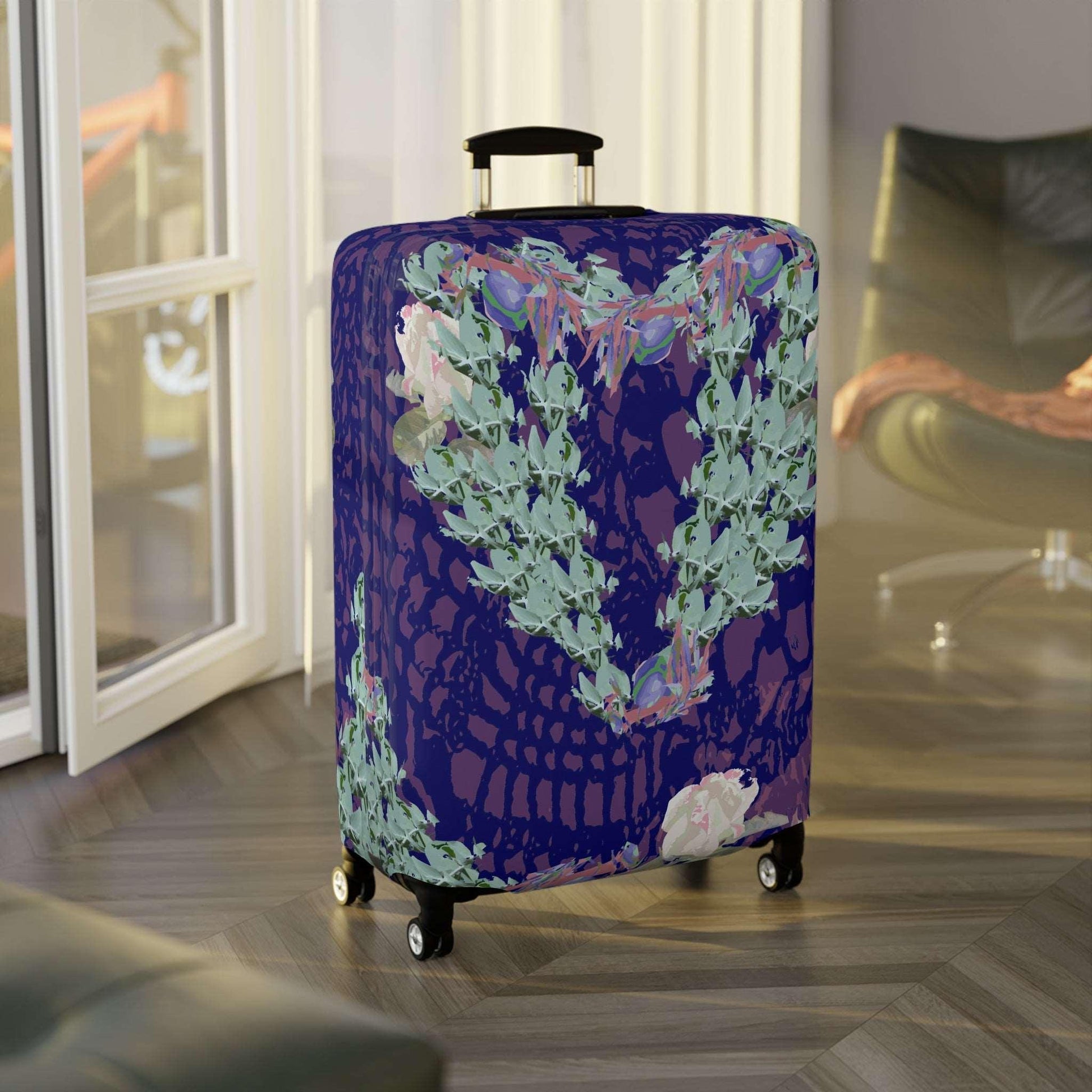 Italian Wedding Wishes Collection by Miniaday Designs, LLC. Luggage Cover - Miniaday Designs, LLC.