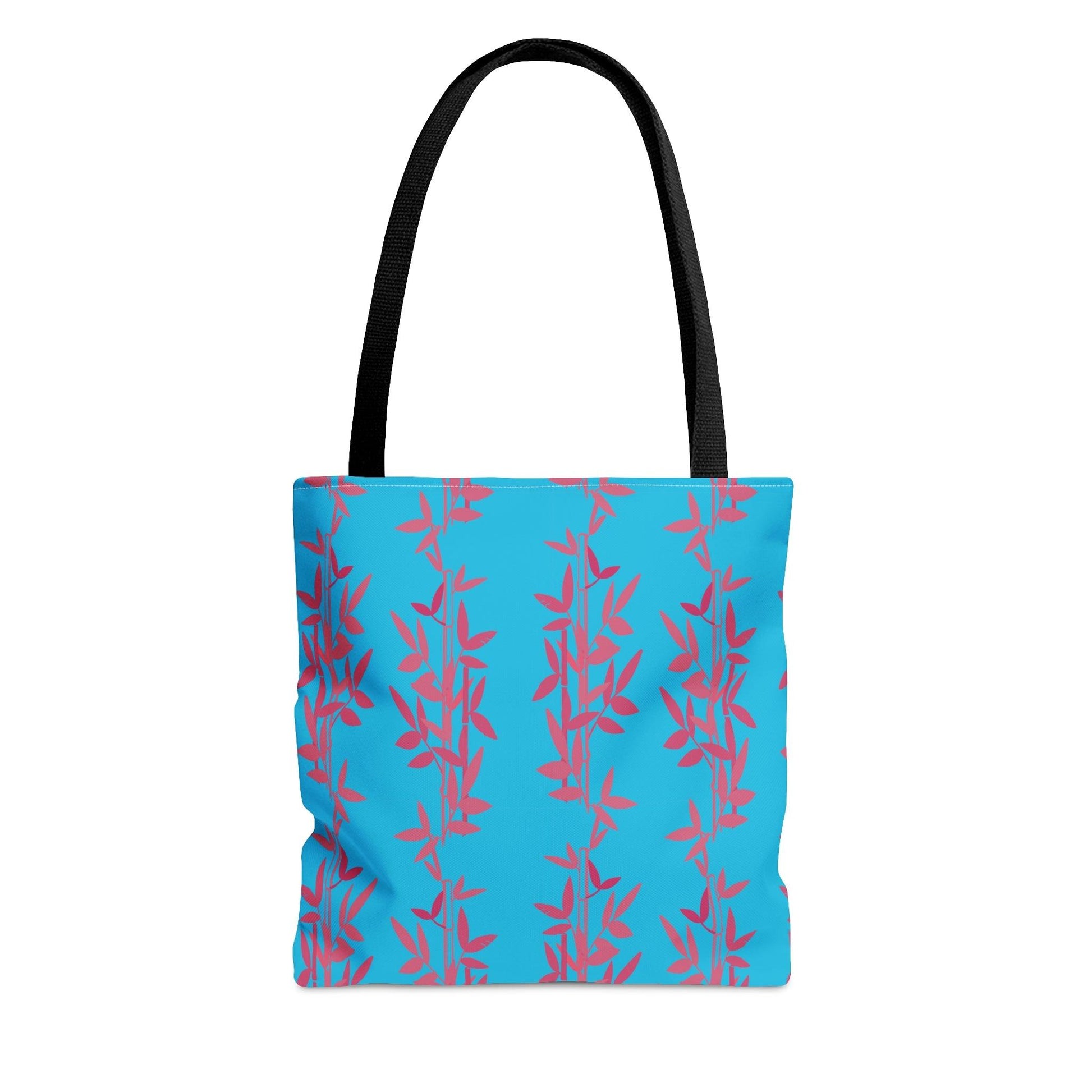 Miniaday Designs Teal Bamboo Tote Bag - Miniaday Designs, LLC.