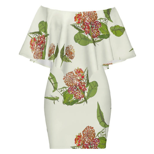 Women Shawl Dress Hydrangeas - Miniaday Designs, LLC.