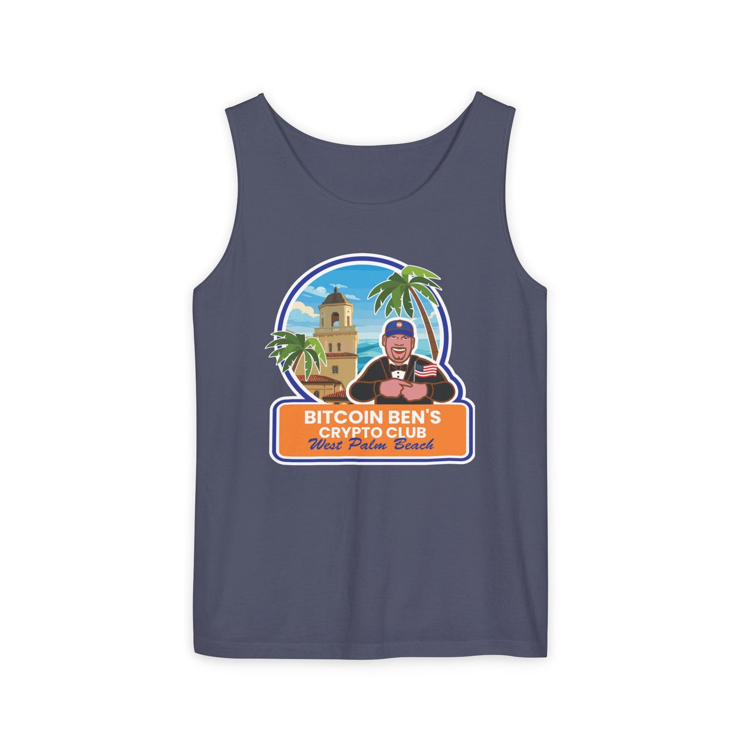BBCC West Palm Beach Club Unisex Garment-Dyed Tank Top