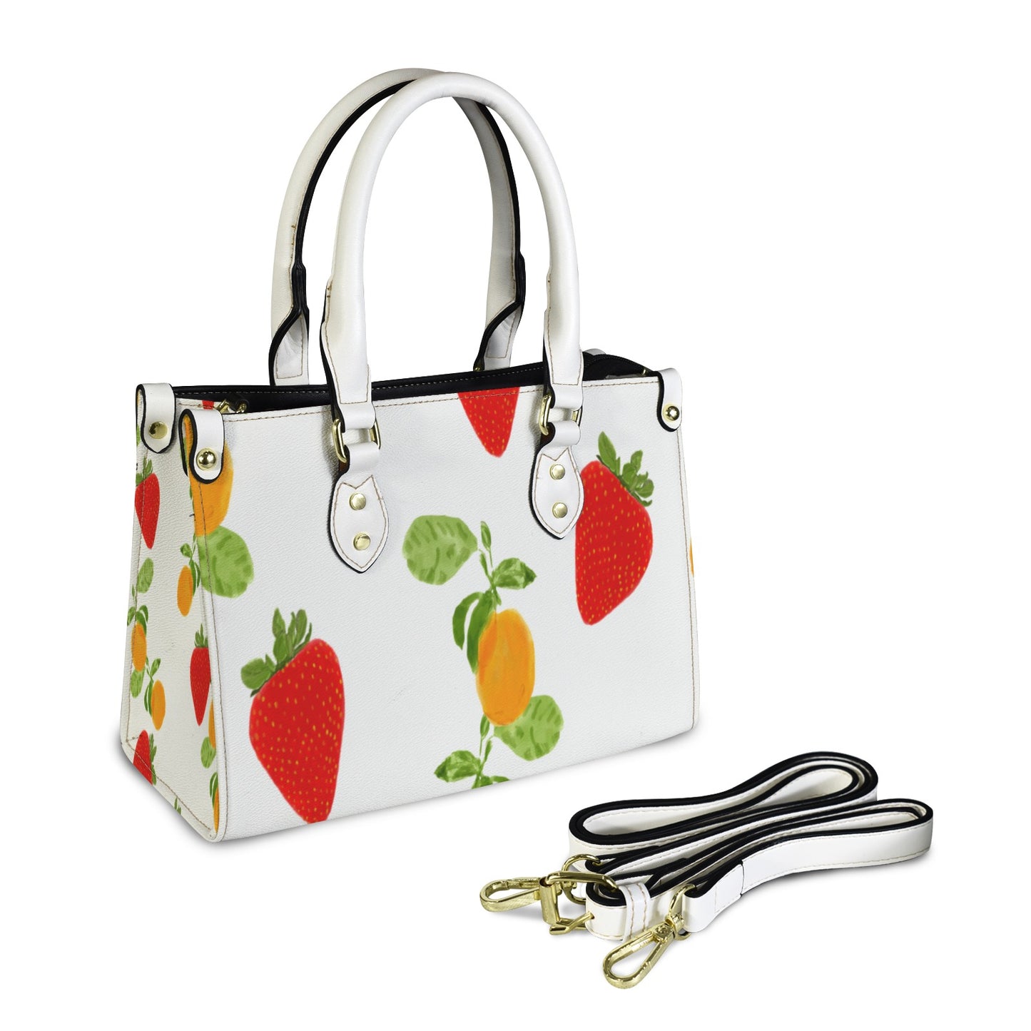 Farmstand Fruit Designer Handbag | Structured Everyday Shoulder Bag