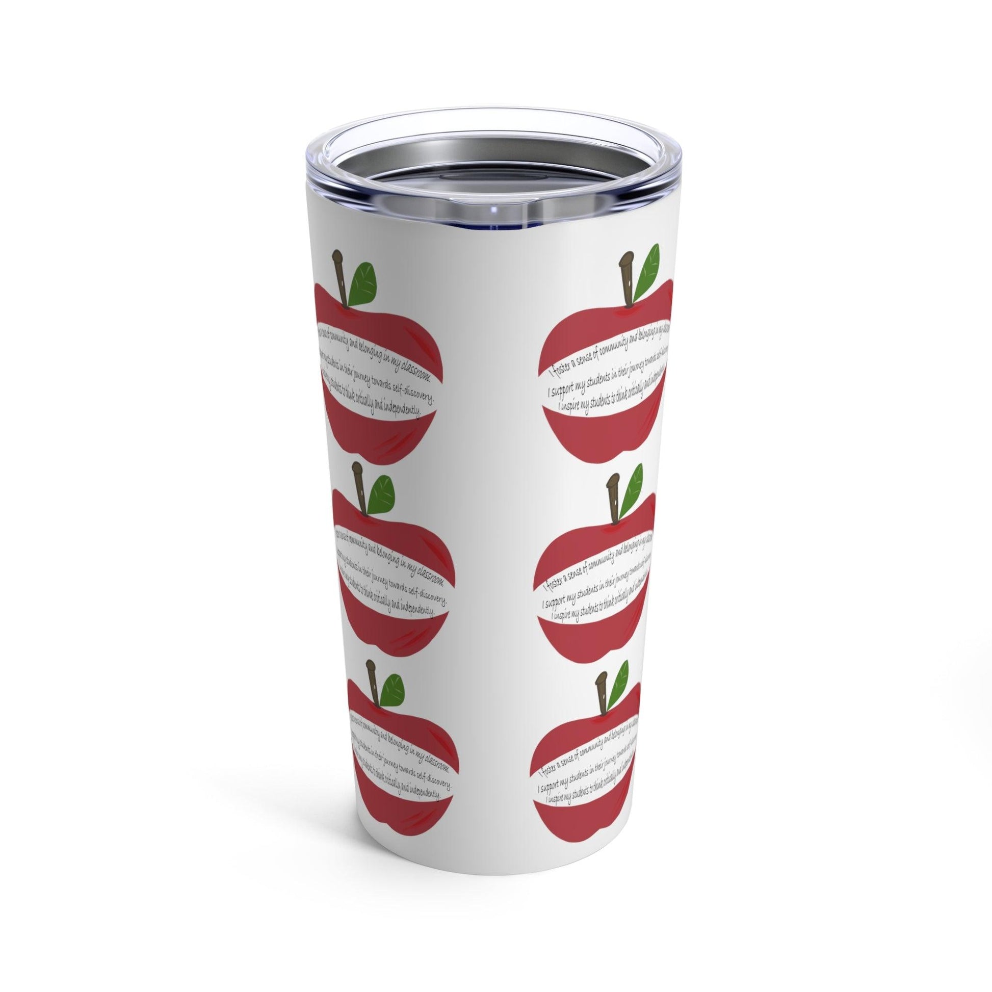Miniaday Designs Tumbler 20 oz for Middle and High School Teachers. Tumbler 20oz White Unisex - Miniaday Designs, LLC.
