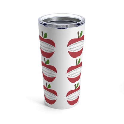 Miniaday Designs Tumbler 20 oz for Middle and High School Teachers. Tumbler 20oz White Unisex - Miniaday Designs, LLC.