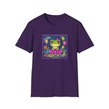 Happy Birthday Froggy Unisex Softstyle T-Shirt