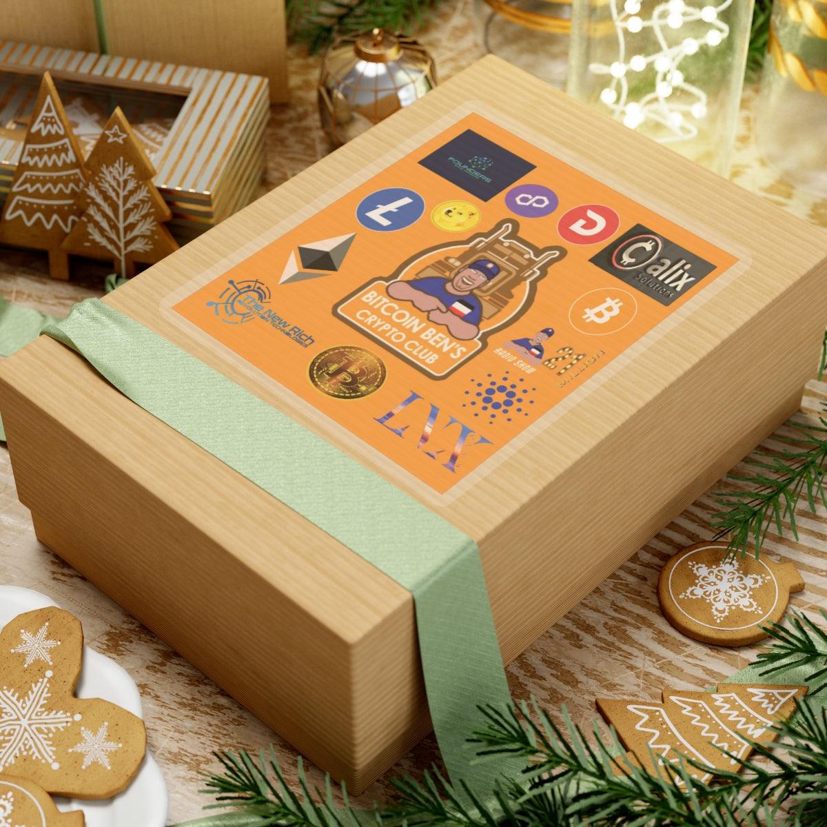 Bitcoin Ben and Cryptos Kiss-Cut Stickers - Miniaday Designs, LLC.