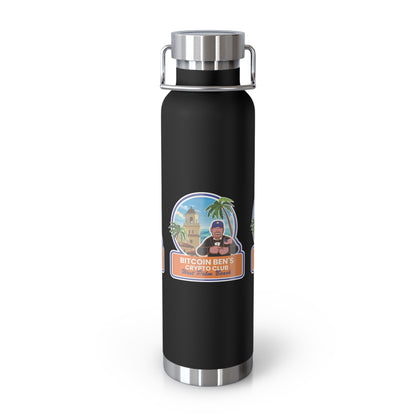 BBCC West Palm Beach Club Copper Vacuum Insulated Bottle, 22oz