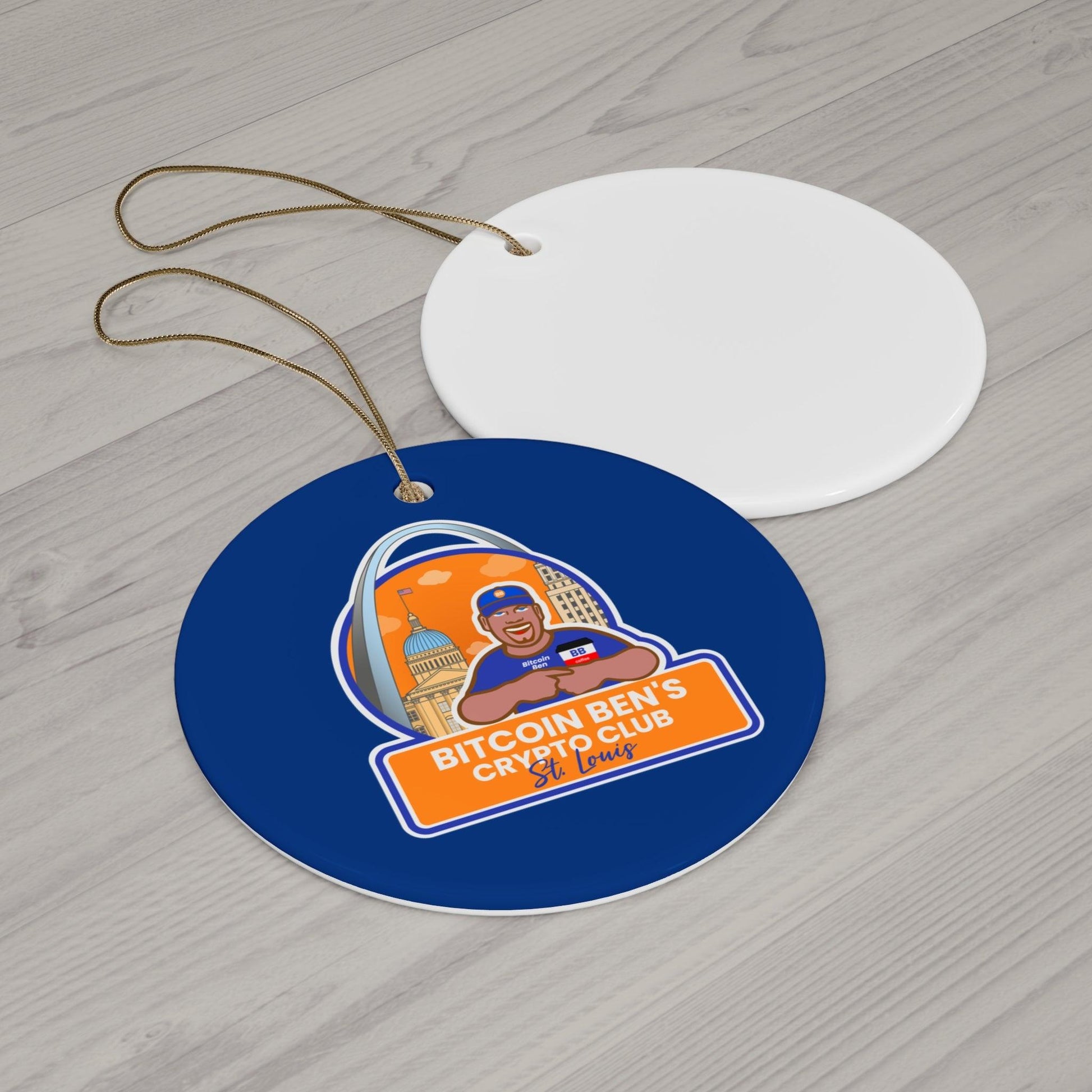 BBC St Louis Ceramic Ornament, 4 Shapes (1 Ornament) - Miniaday Designs, LLC.