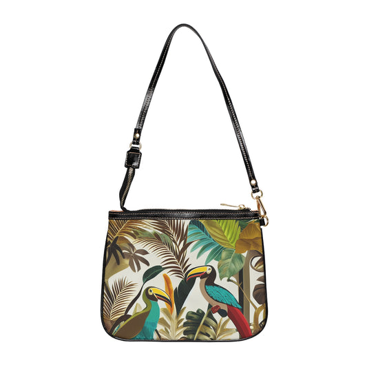 Miniaday Designs Small Shoulder Bag Tropical Toucan Multicolor - Miniaday Designs, LLC.