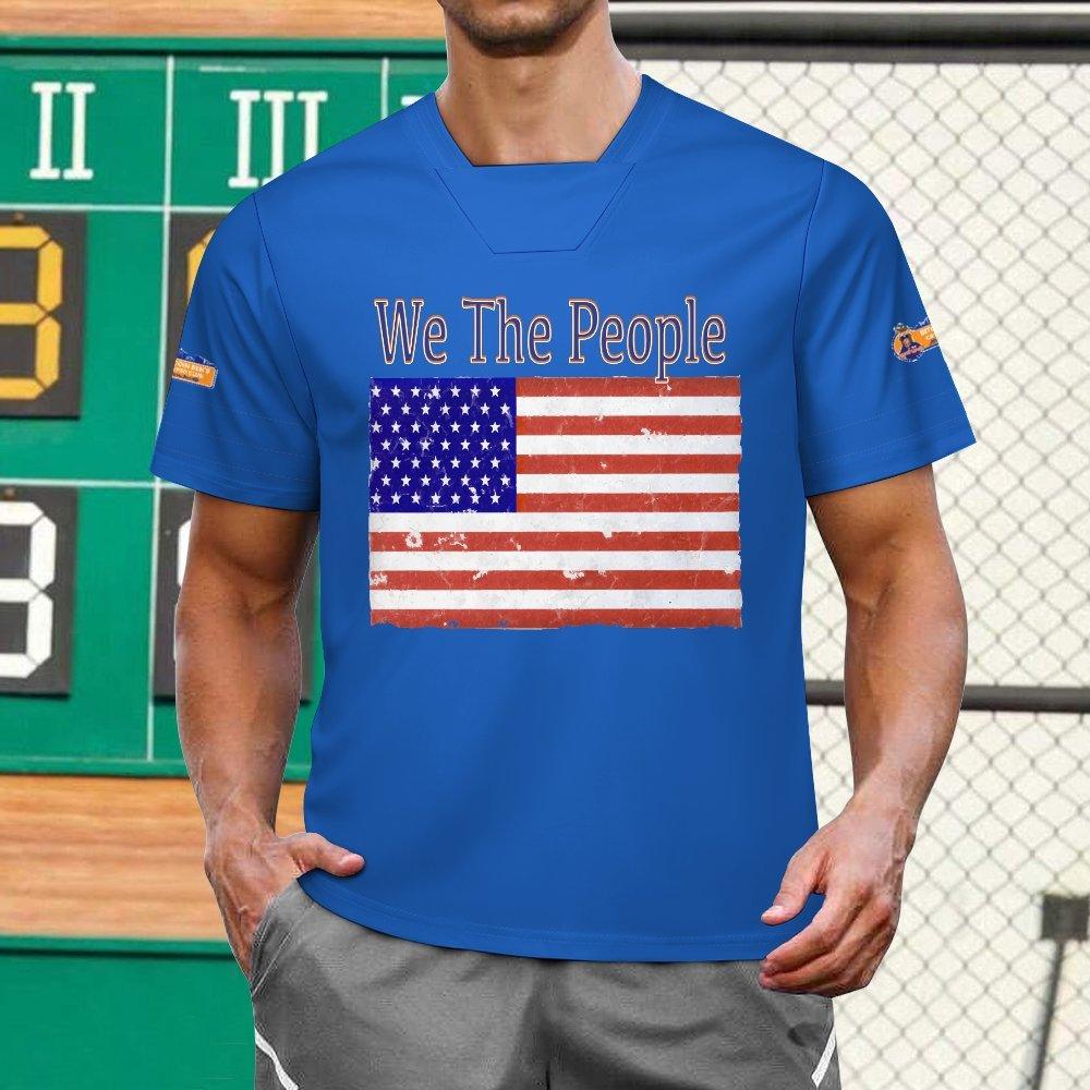 Jersey (S33T) Bitcoin Ben Mass Ball Uniform Royal - Miniaday Designs, LLC.