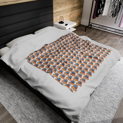 Bitcoin Ben Nashville Club Velveteen Plush Blanket