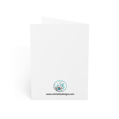 Miniaday Designs Sandcrane Greeting Cards (1, 10, 30, and 50pcs) - Miniaday Designs, LLC.