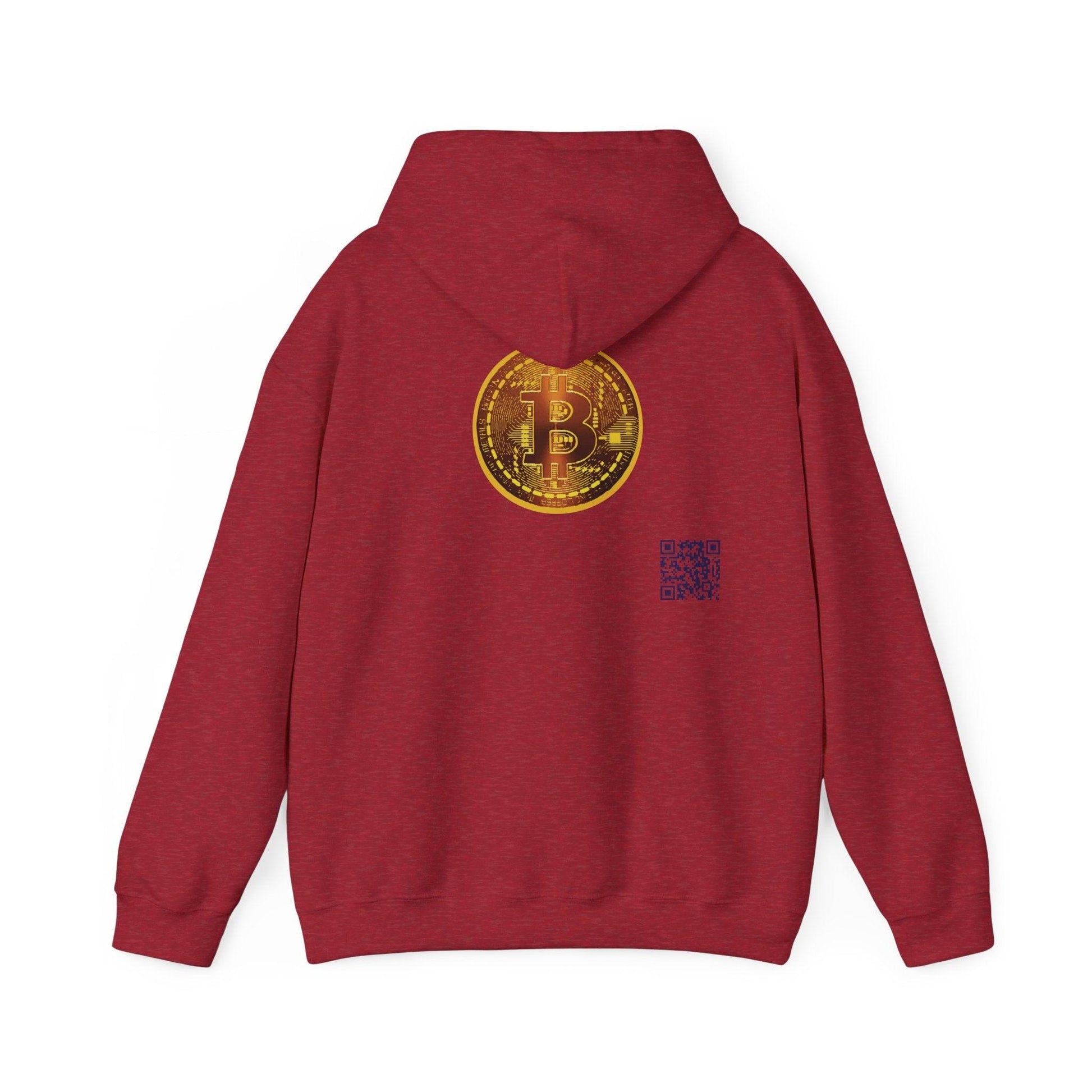 All I Want For Chirstmas is Bitcoin Trees Unisex Heavy Blend™ Hooded Sweatshirt - Miniaday Designs, LLC.