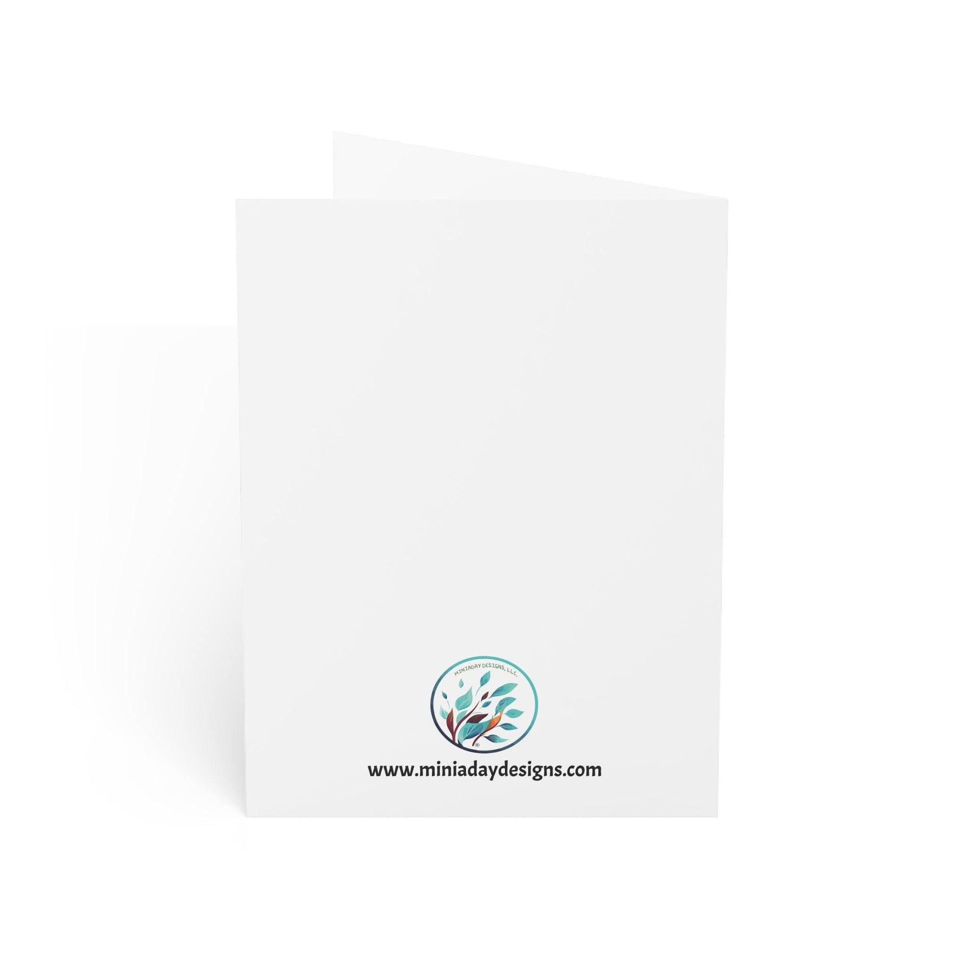 Miniaday Designs Sandcrane Greeting Cards (1, 10, 30, and 50pcs) - Miniaday Designs, LLC.