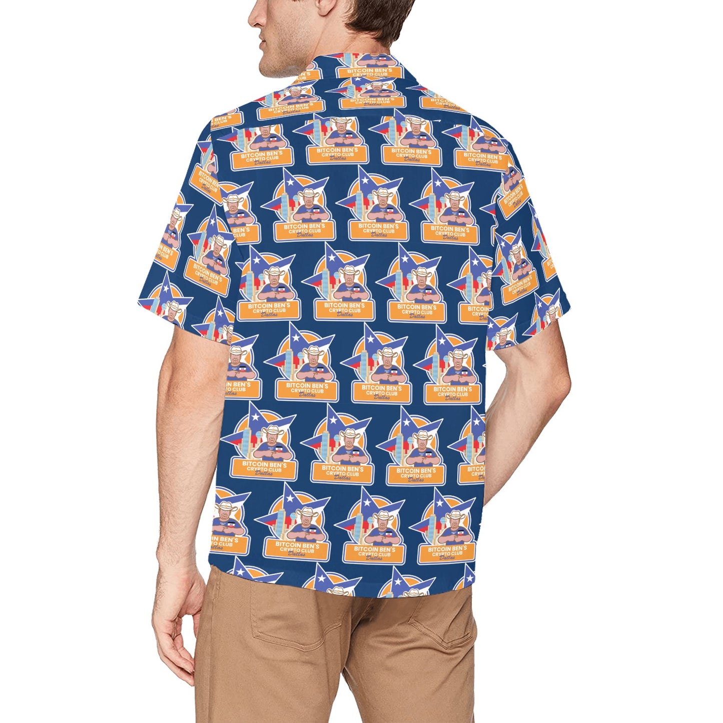 BBCC Dallas Vertical Larger Logo Hawaiian Shirts