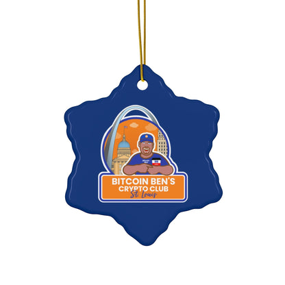 BBC St Louis Ceramic Ornament, 4 Shapes (1 Ornament) - Miniaday Designs, LLC.