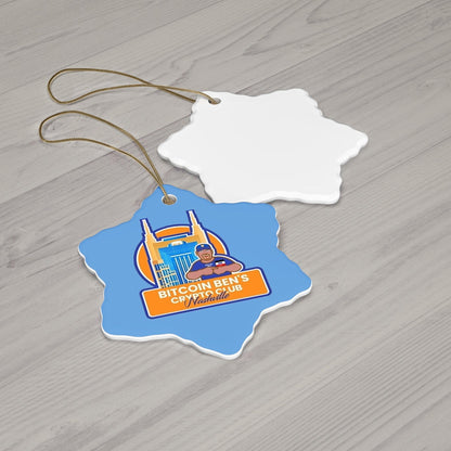BBCC Nashville Ceramic Ornament (1 Ornament) - Miniaday Designs, LLC.