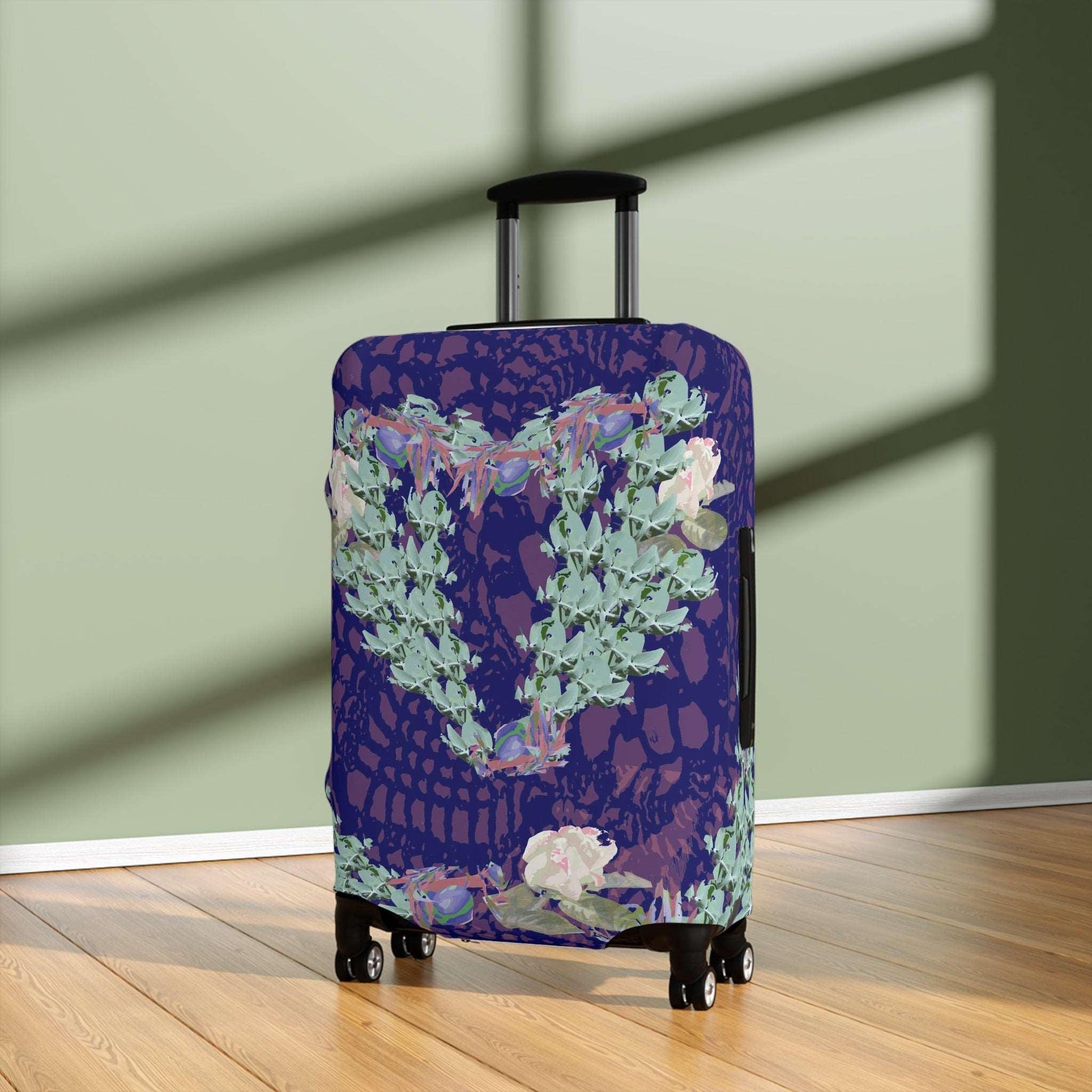 Italian Wedding Wishes Collection by Miniaday Designs, LLC. Luggage Cover - Miniaday Designs, LLC.