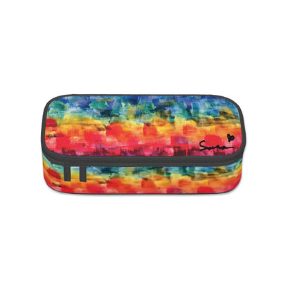 Sara's Rainbow Big Pencil Case - Miniaday Designs, LLC.