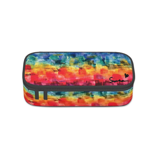 Sara's Rainbow Big Pencil Case - Miniaday Designs, LLC.