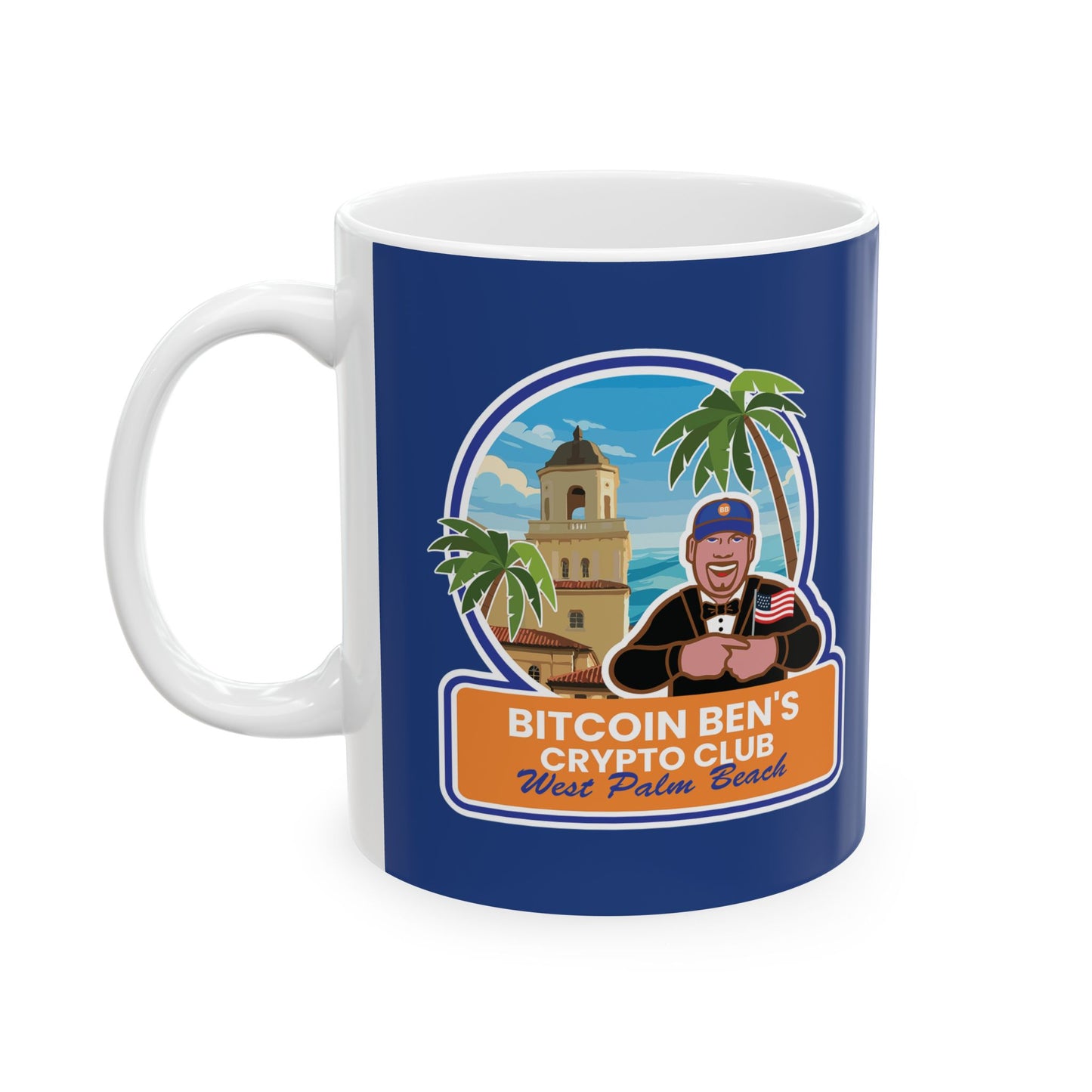 BBCC West Palm Beach Club Ceramic Mug, (11oz, 15oz)