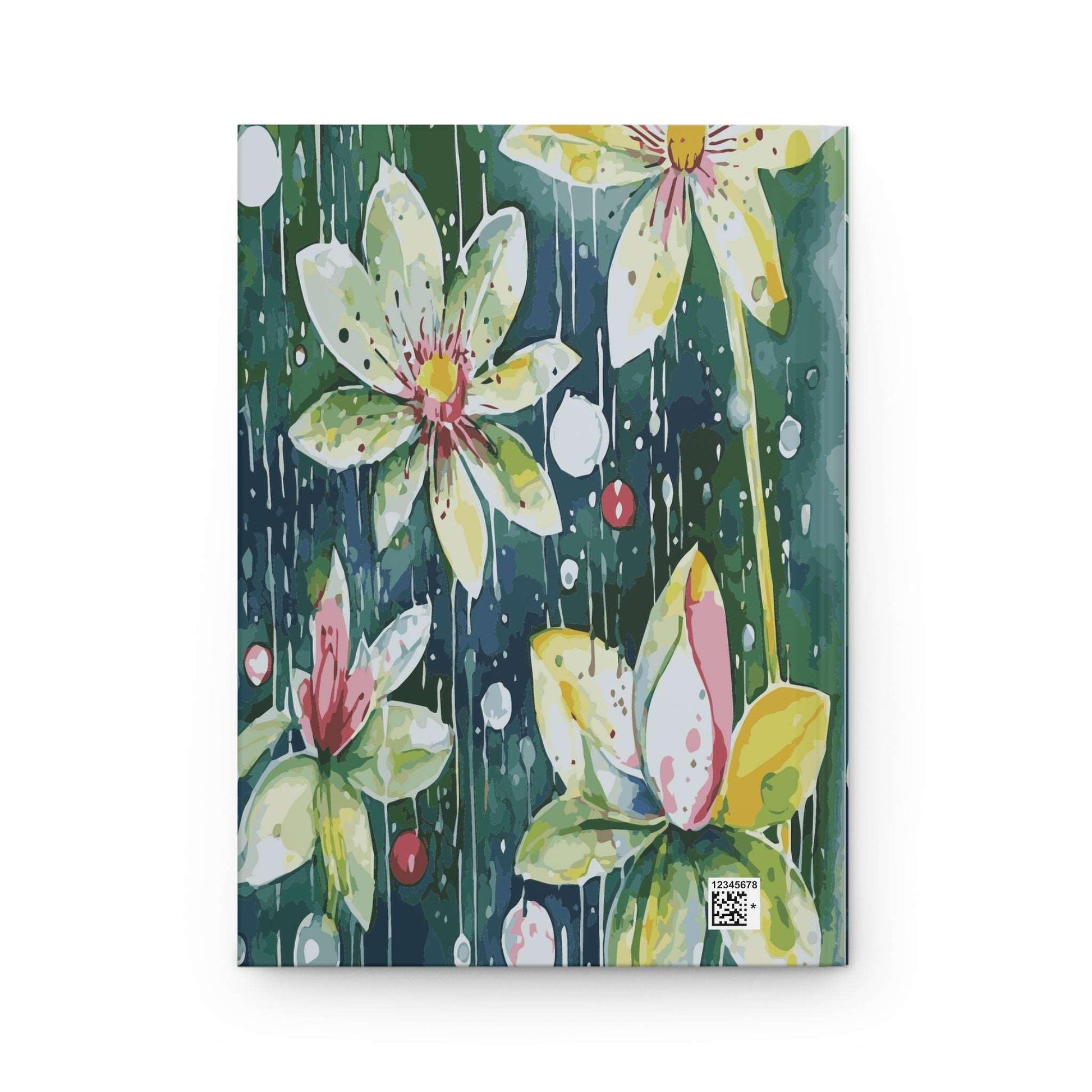FREE SHIPPING Rain-kissed Lotus Whimsy Collection by Miniaday Designs, LLC. Hardcover Journal Matte - Miniaday Designs, LLC.