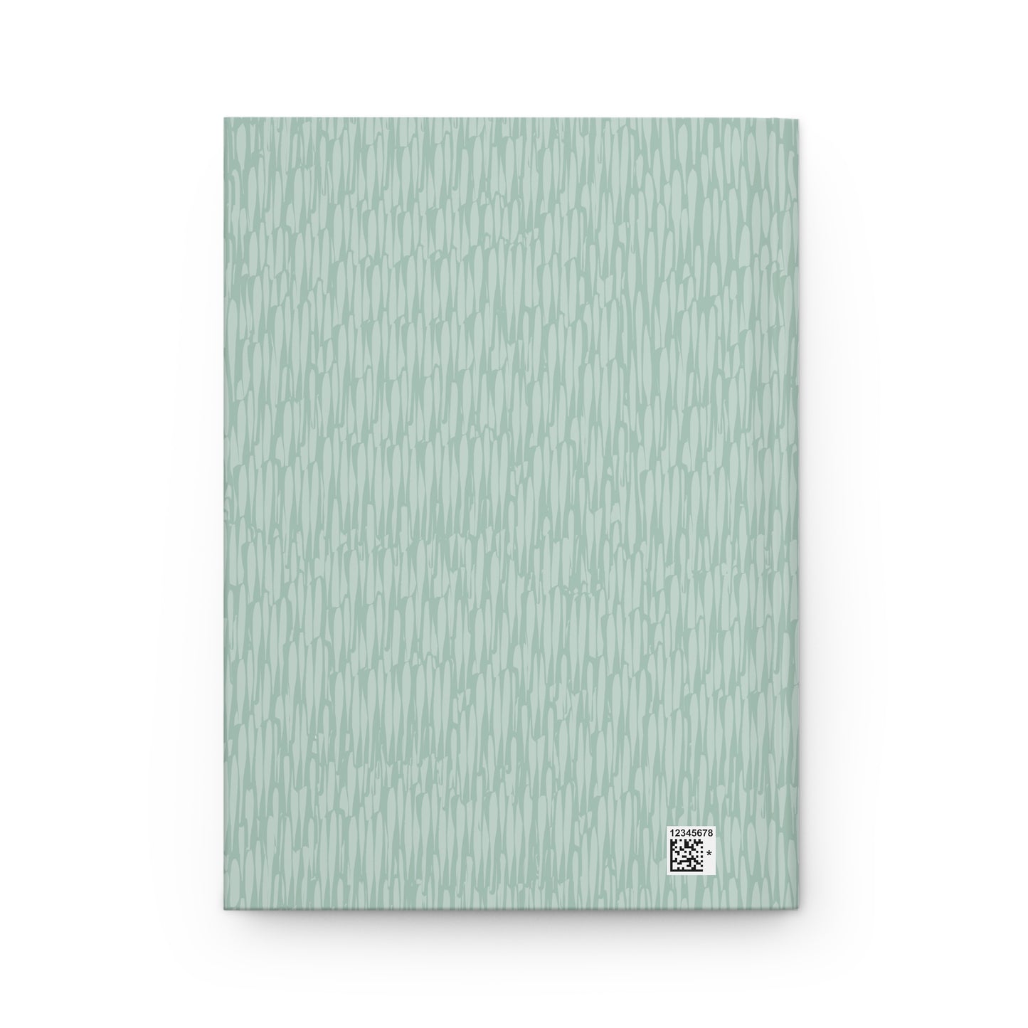 Soft Green Animal Print No Deadlines Hardcover Journal Matte