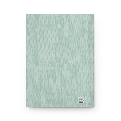 Soft Green Animal Print No Deadlines Hardcover Journal Matte