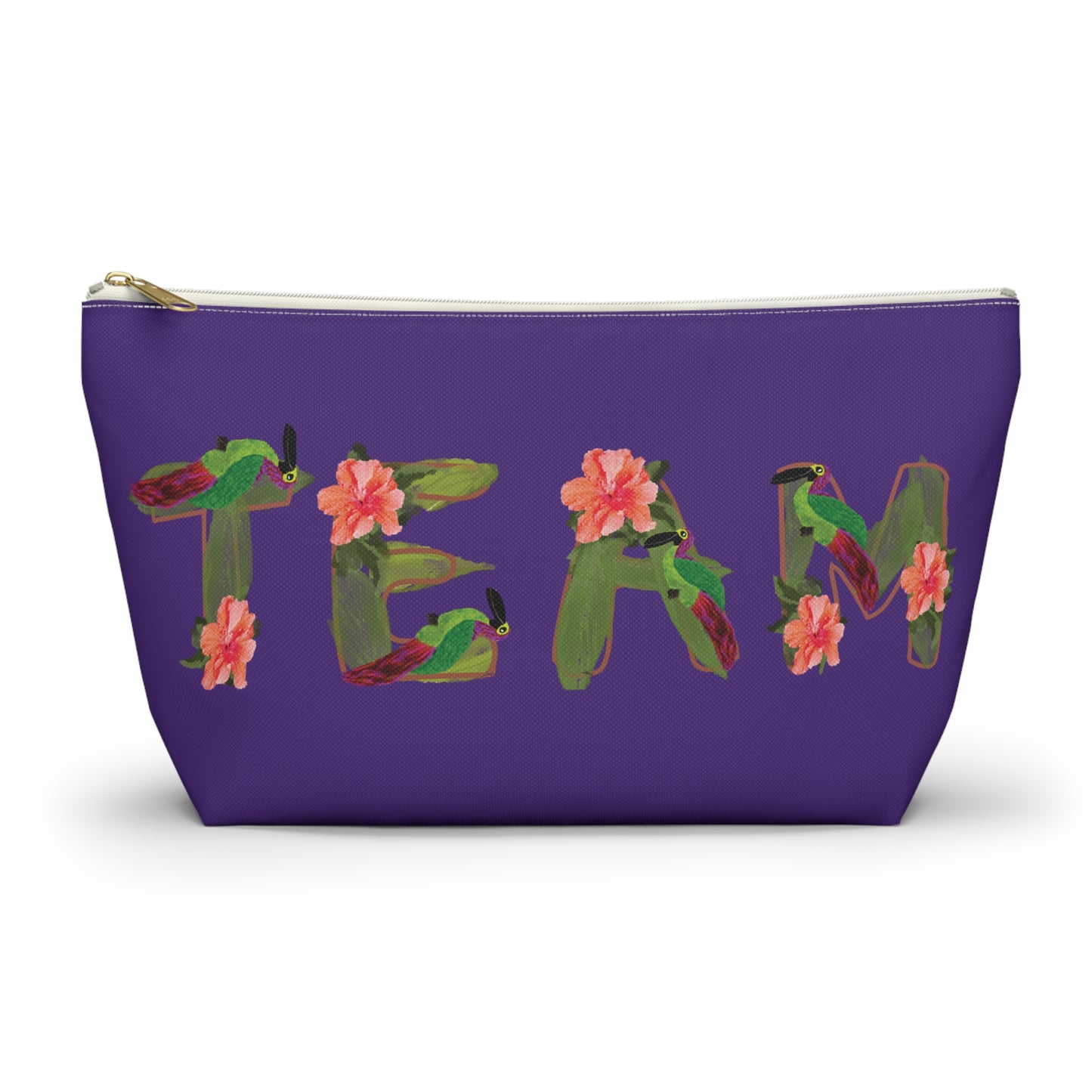 Team Toucan Designer Accessory Pouch w T-bottom
