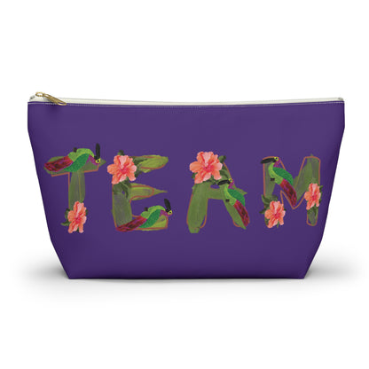 Team Toucan Designer Accessory Pouch w T-bottom