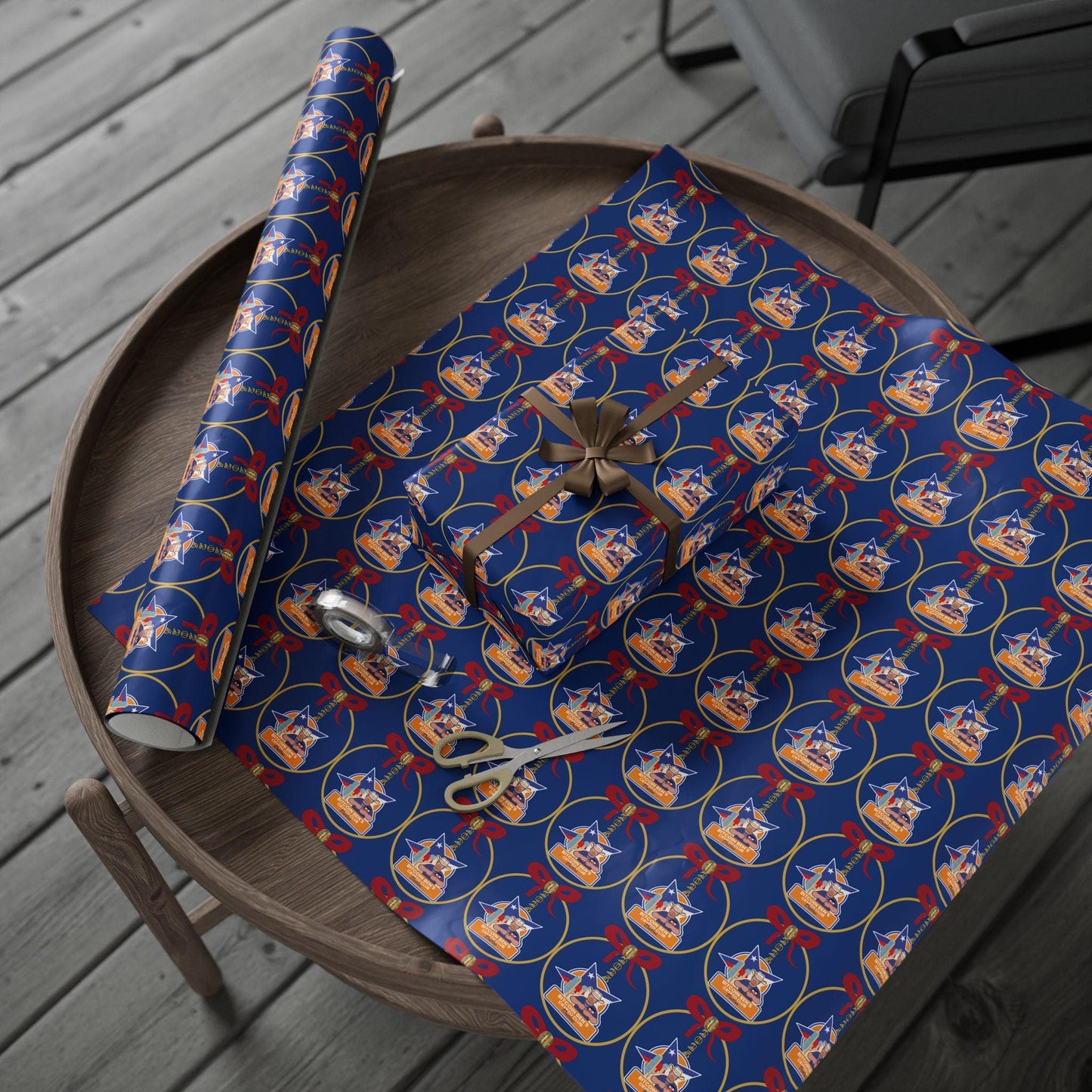 BBCC Dallas Christmas Wrapping Papers - Miniaday Designs, LLC.