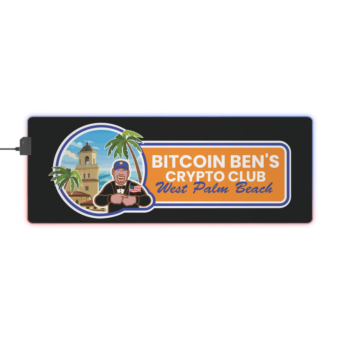 BBCC West Palm Beach Club LED Gaming Mouse Pad