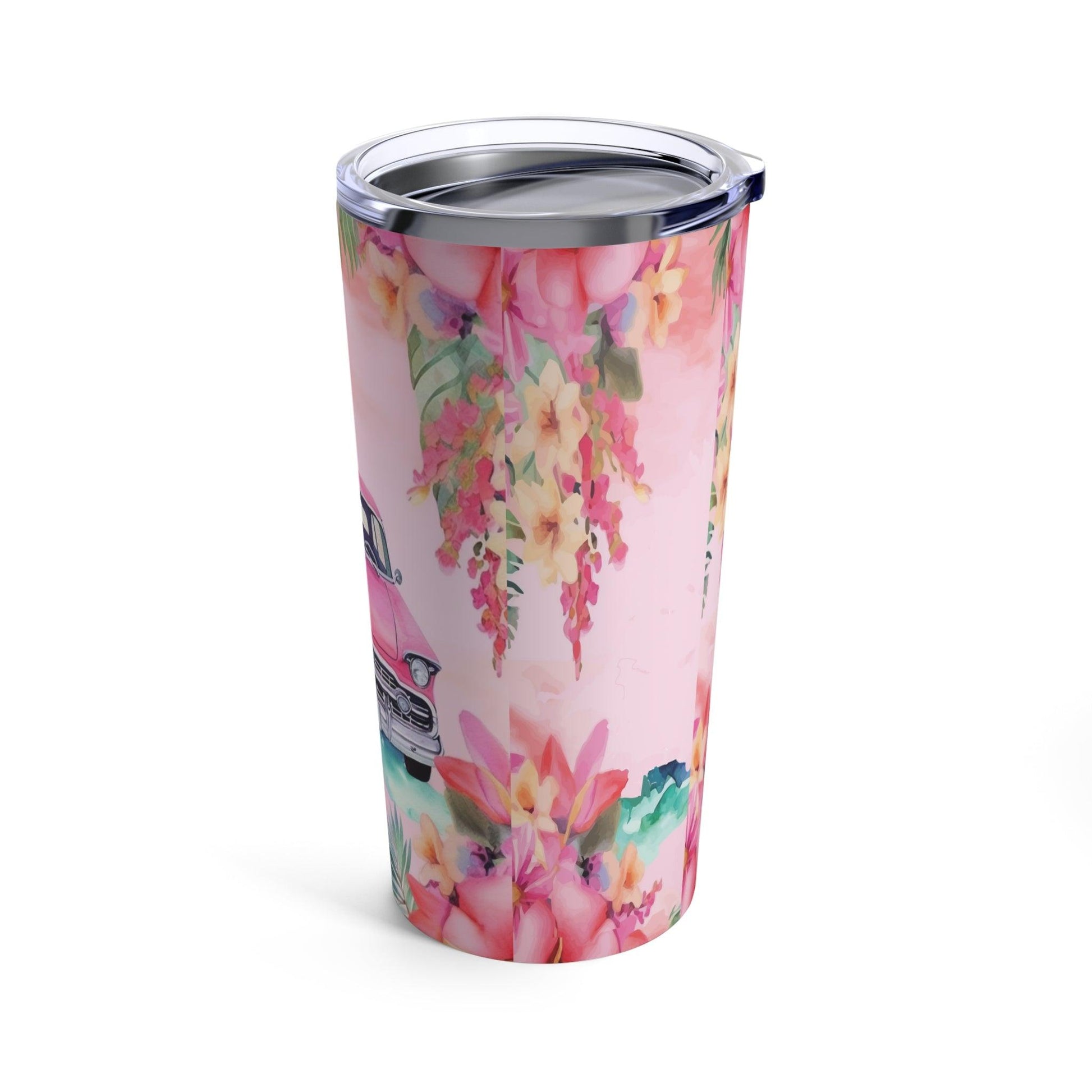 GIRL BOSS PInk Paradise Roadtrip Collection by Miniaday Designs Tumbler 20oz - Miniaday Designs, LLC.