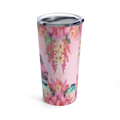 GIRL BOSS PInk Paradise Roadtrip Collection by Miniaday Designs Tumbler 20oz - Miniaday Designs, LLC.