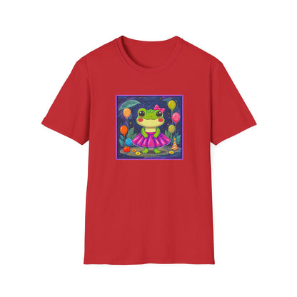 Happy Birthday Froggy Unisex Softstyle T-Shirt