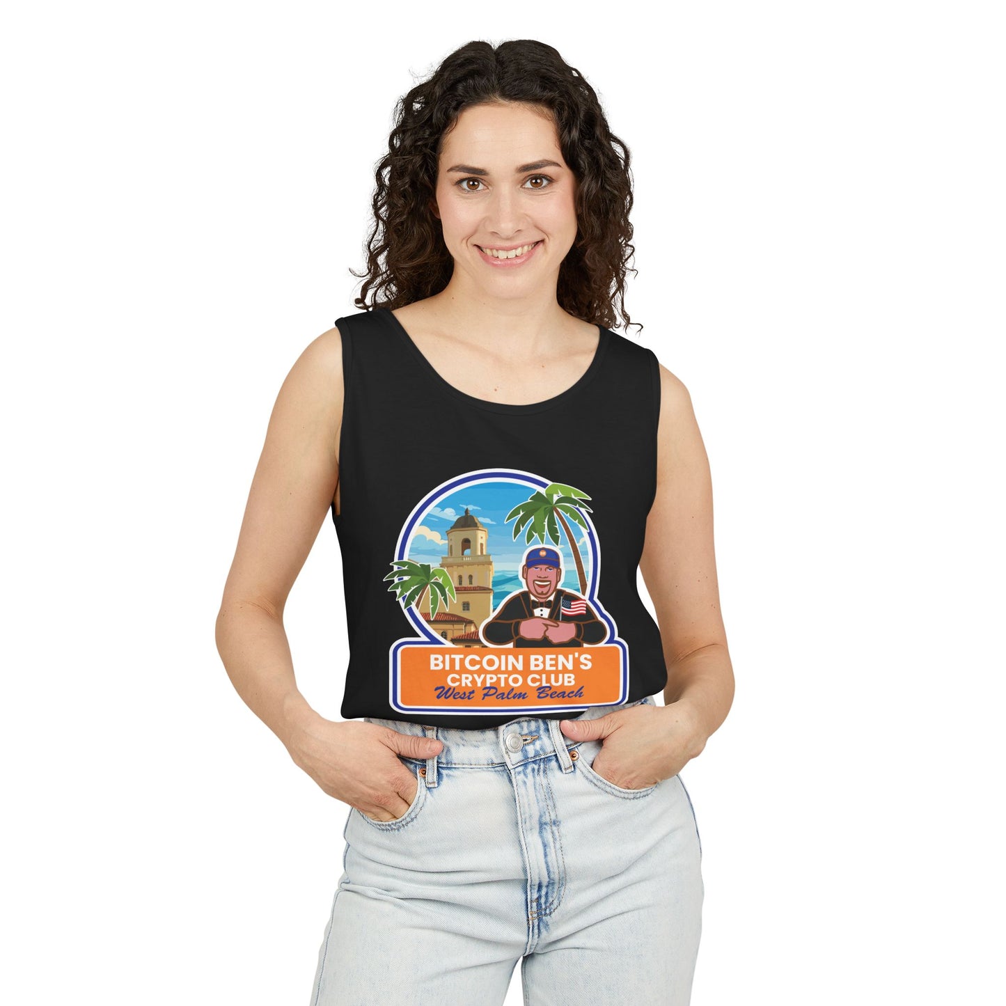 BBCC West Palm Beach Club Unisex Garment-Dyed Tank Top
