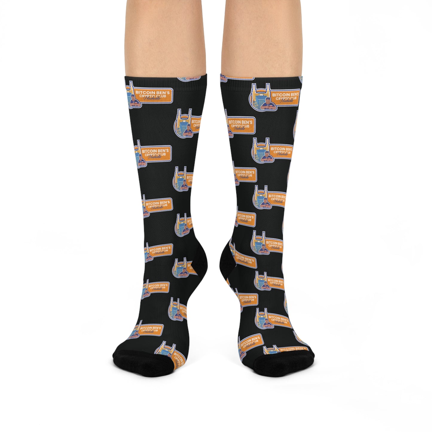 BBCC Nashville Cushioned Crew Socks Cotton Blend One Size