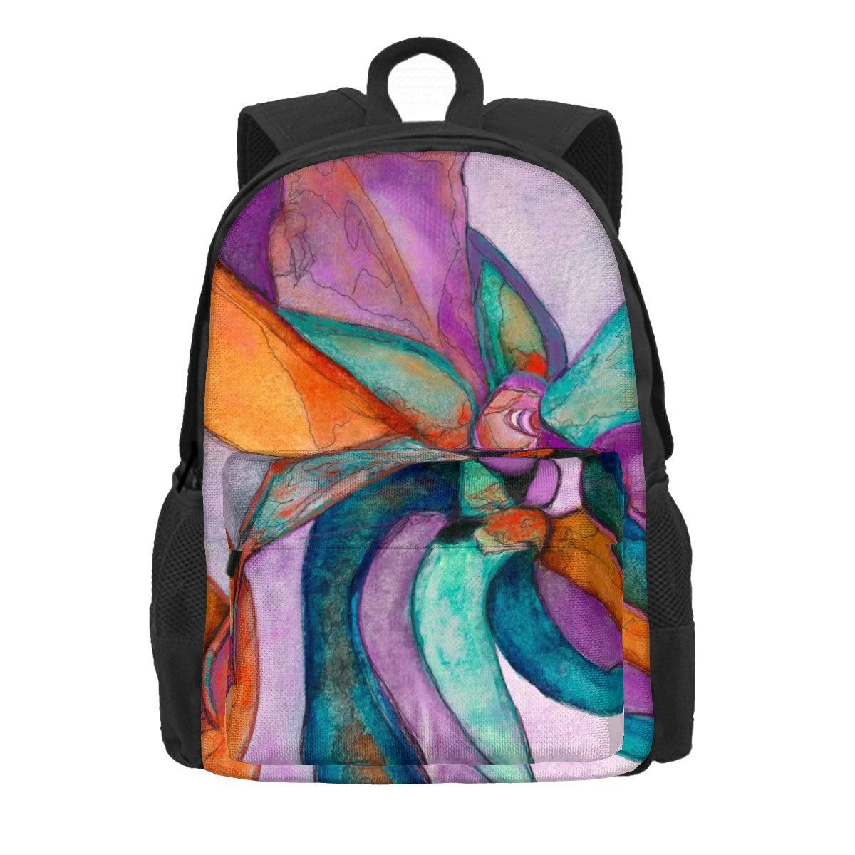Rainbow Swirl Laptop Backpack – Miniaday Designs, LLC.