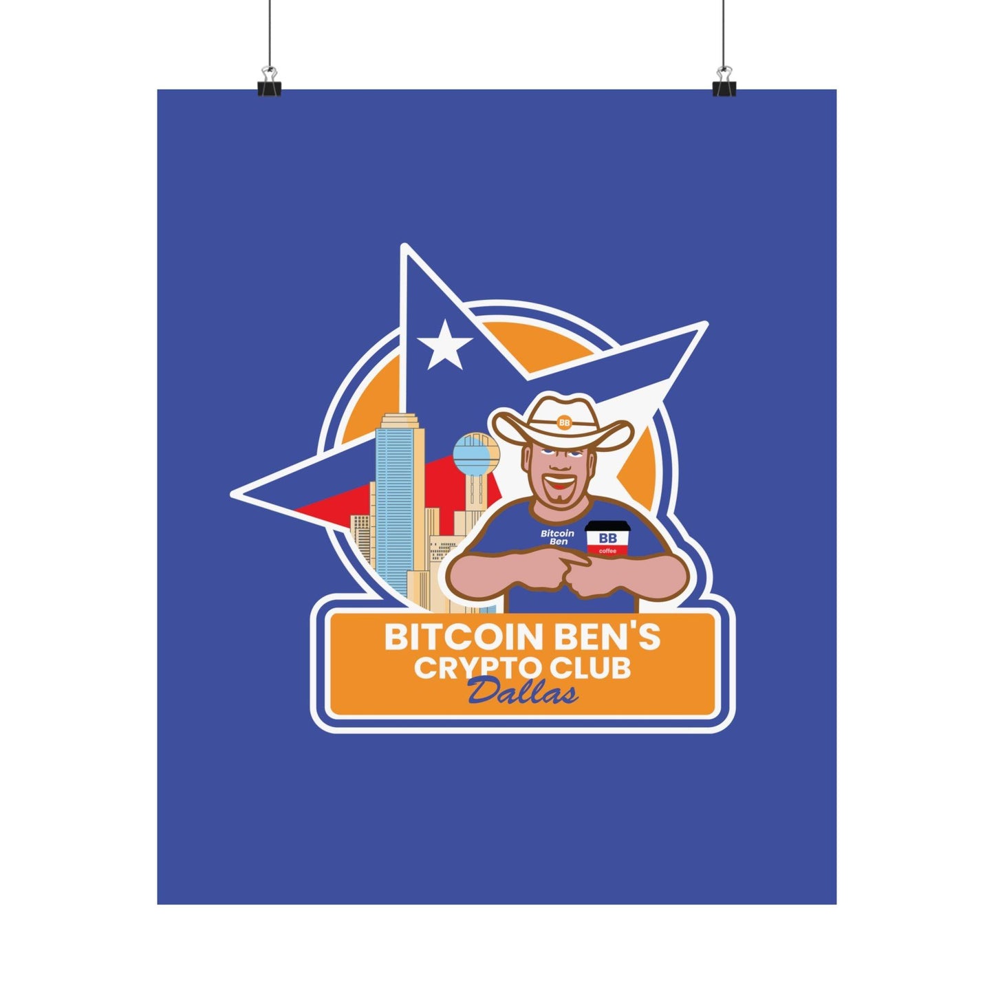 BBCC Dallas Matte Vertical Posters - Miniaday Designs, LLC.