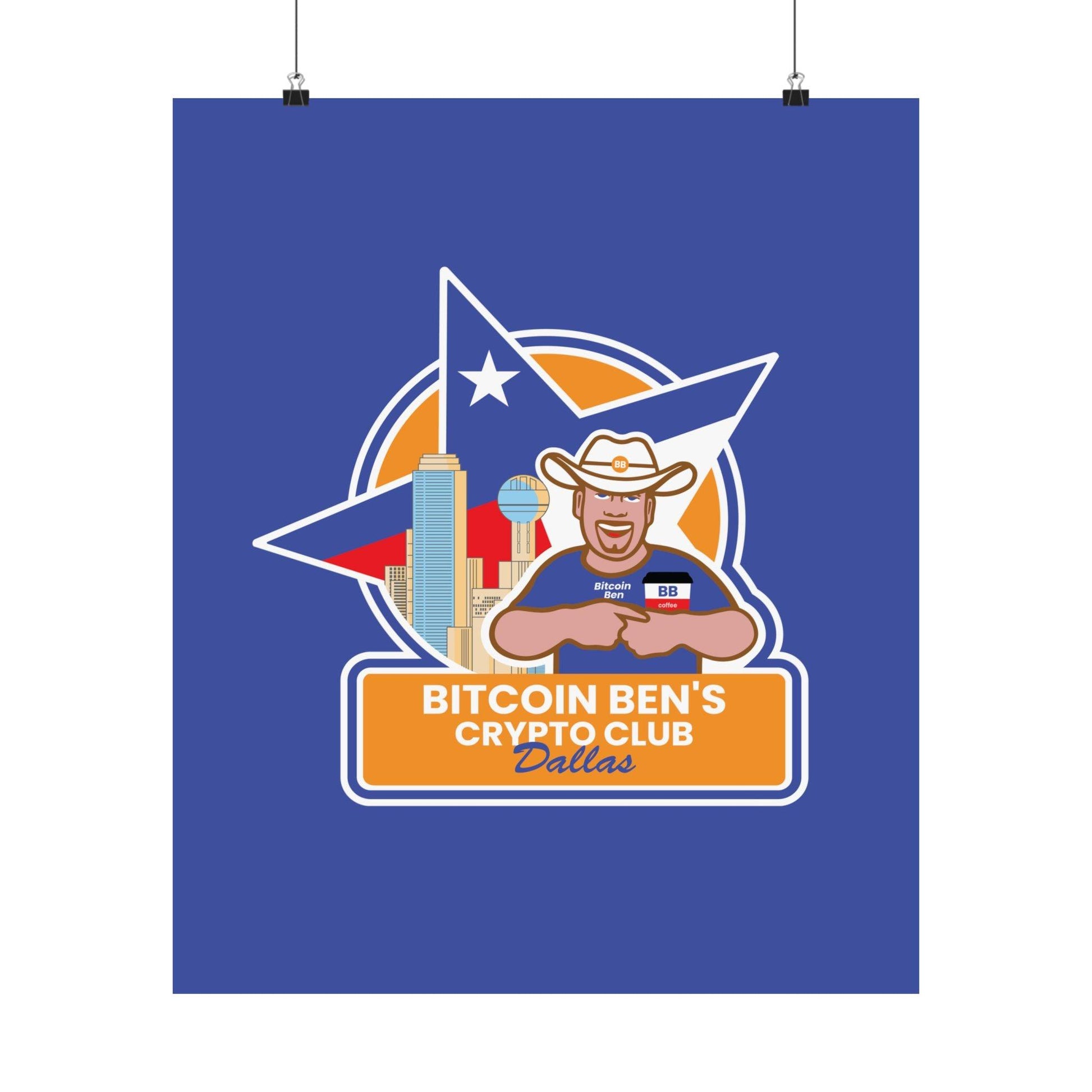 BBCC Dallas Matte Vertical Posters - Miniaday Designs, LLC.